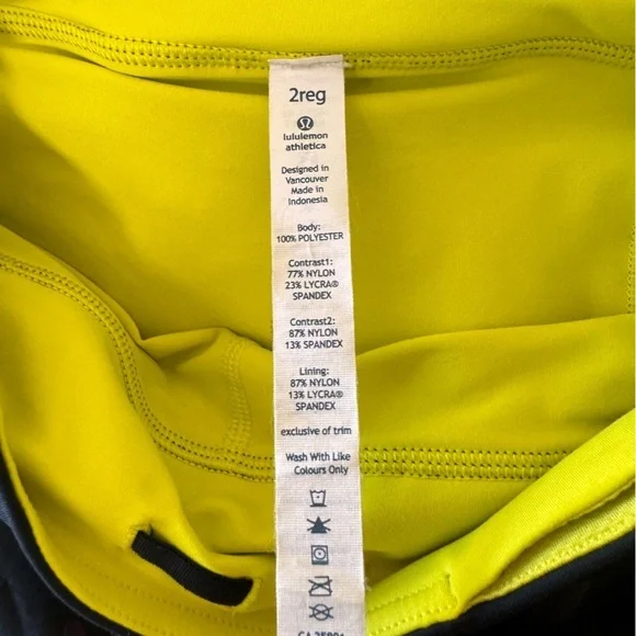 RARE Lululemon Pace Setter Skirt Floral Midnight Iris Multi Black Size 2 Reg - Picture 14 of 14